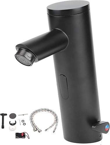 Garosa Grifo automático G1/2 Sensor Grifo negro antiguo sin contacto Mezclador frío caliente palanca de control de temperatura grifo grifo lavabo