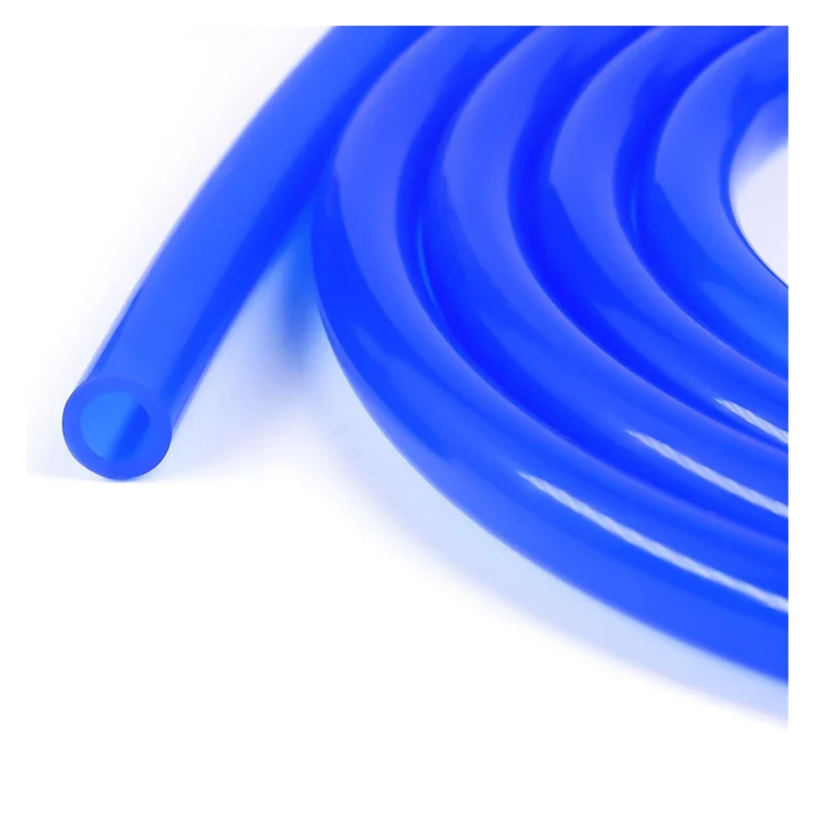 ISCBAFYX 1~10 m Tube en Silicone Bleu Flexible Aquarium Tuyau d'irrigation d'air Connecteur d'eau Tuyau d'arrosage Tuyau de Pompe d'étang de réservoir de Poissons (2 mètres_ID 8
