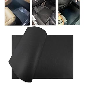 YehVeh 5 Pack Disposable Car Floor Mats Cover Felt Automotive Floor Mat Foot Rest Pads Protector for Car
