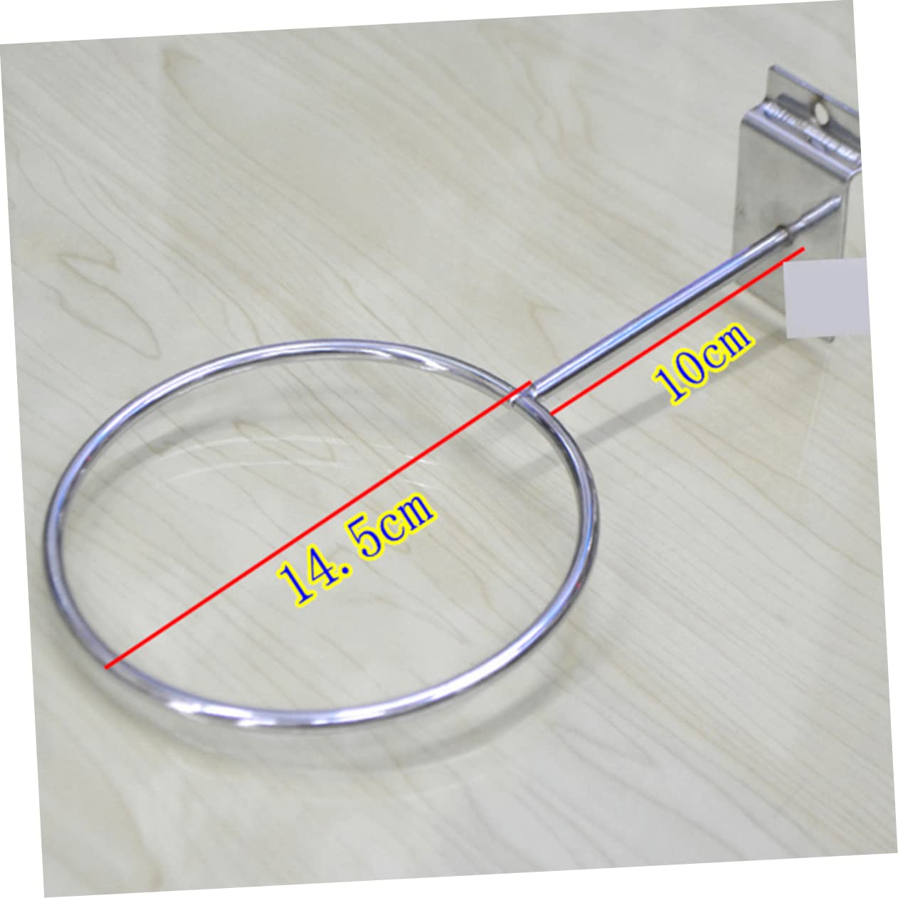 BRIGHTFUFU 6PCS Wall Mount Ball Racks for Basketball Football Volleyball Exercise Balls Durable Silver Storage Display Holders for Home Garage Office School