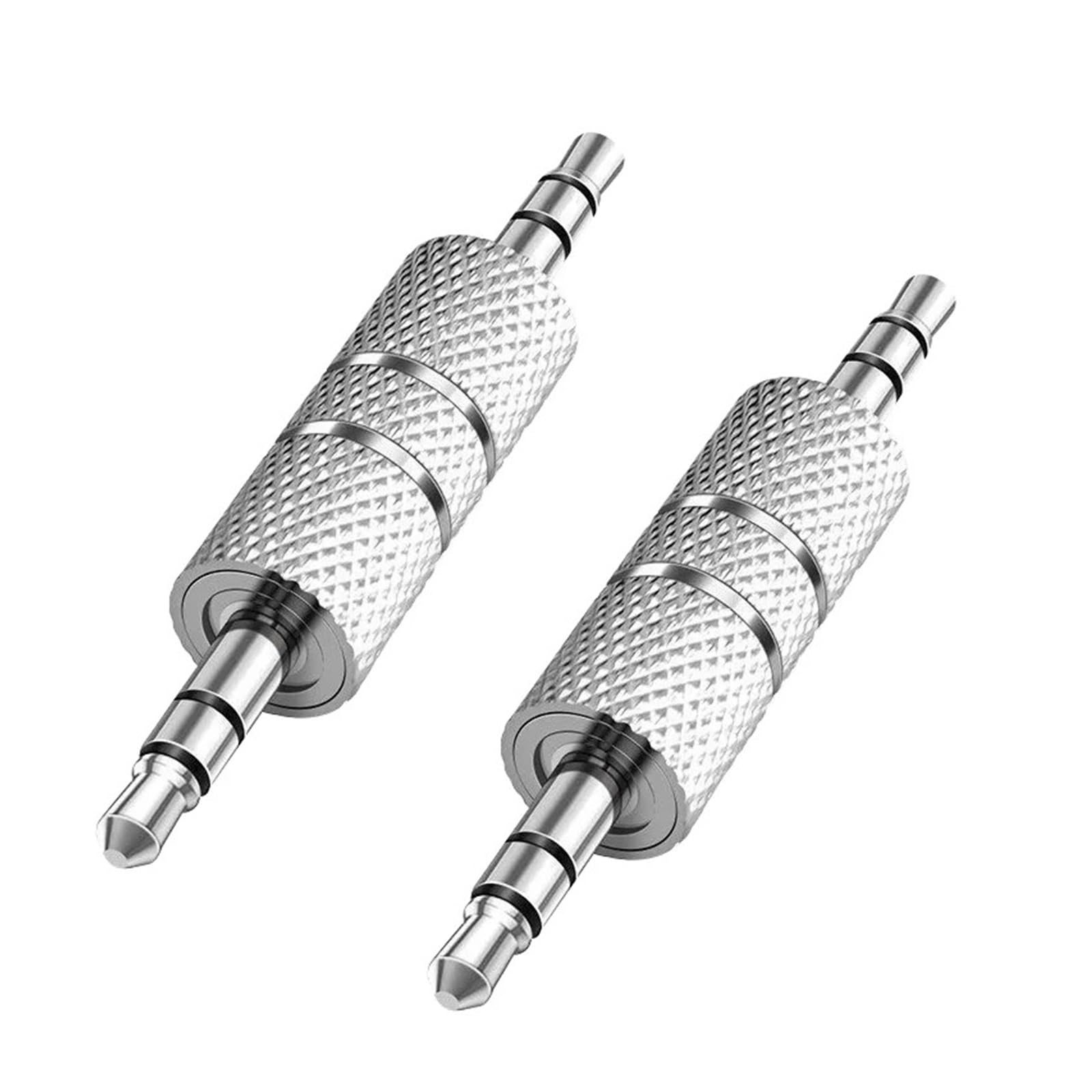 GUYTRM Adaptateur jack stéréo mâle vers jack mâle 3,5 mm for casque audio, 2 pièces lingli(100PCS)