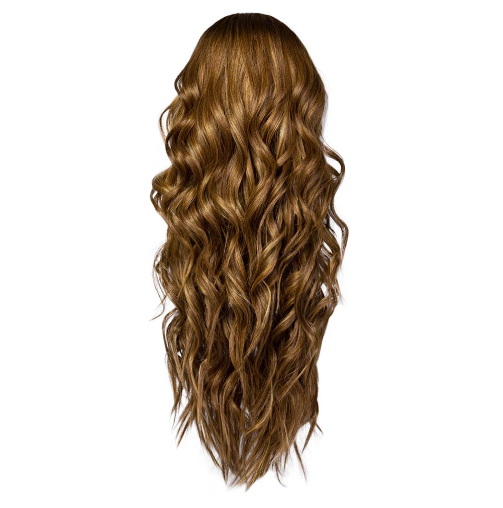 Hairdo Thrill Seeker Long Layered Tousled Waves Wig by Hairuwear, Average Cap, SS14/25 Rooted Honey Ginger