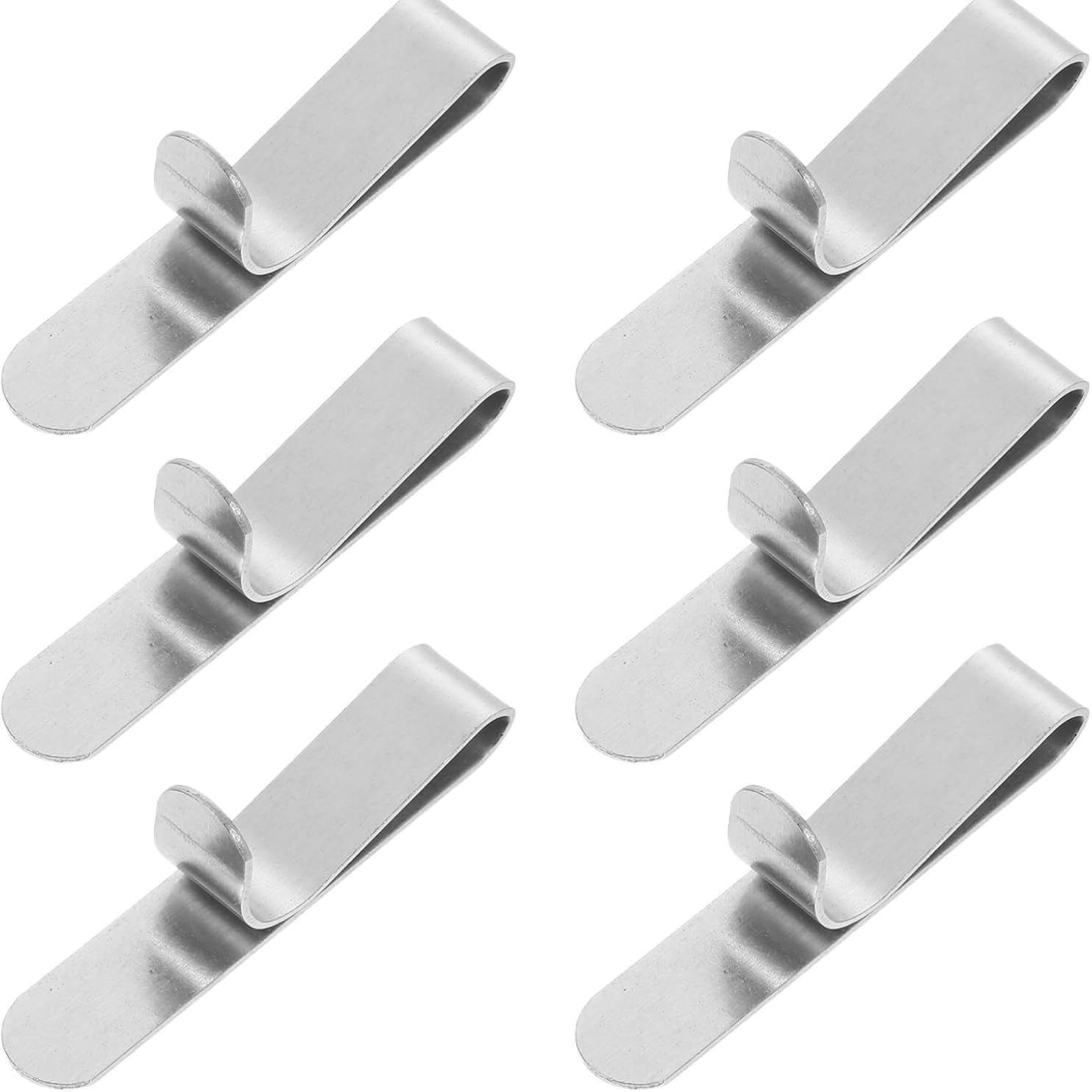 8 Pcs Stainless Steel Silver Cake Ring Clips for Cake Rings Baking Essentials for Perfect Hold When Preparing Cakes, Desserts and Pastries