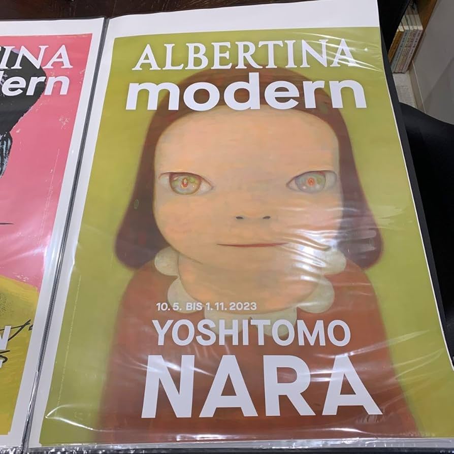 【残り僅か】奈良美智展　海外ポスターA1サイズ　Yoshitomo Nara Amazon.co.jp: 残1枚奈良美智展 海外ポスターA1サイズ Yoshitomo