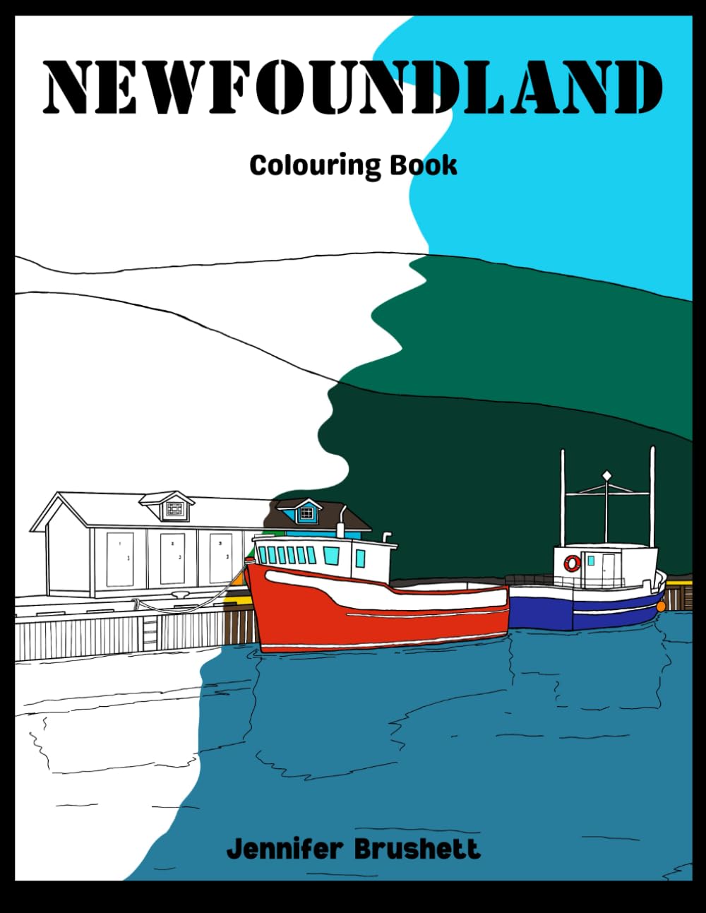Newfoundland: Adult Colouring Book