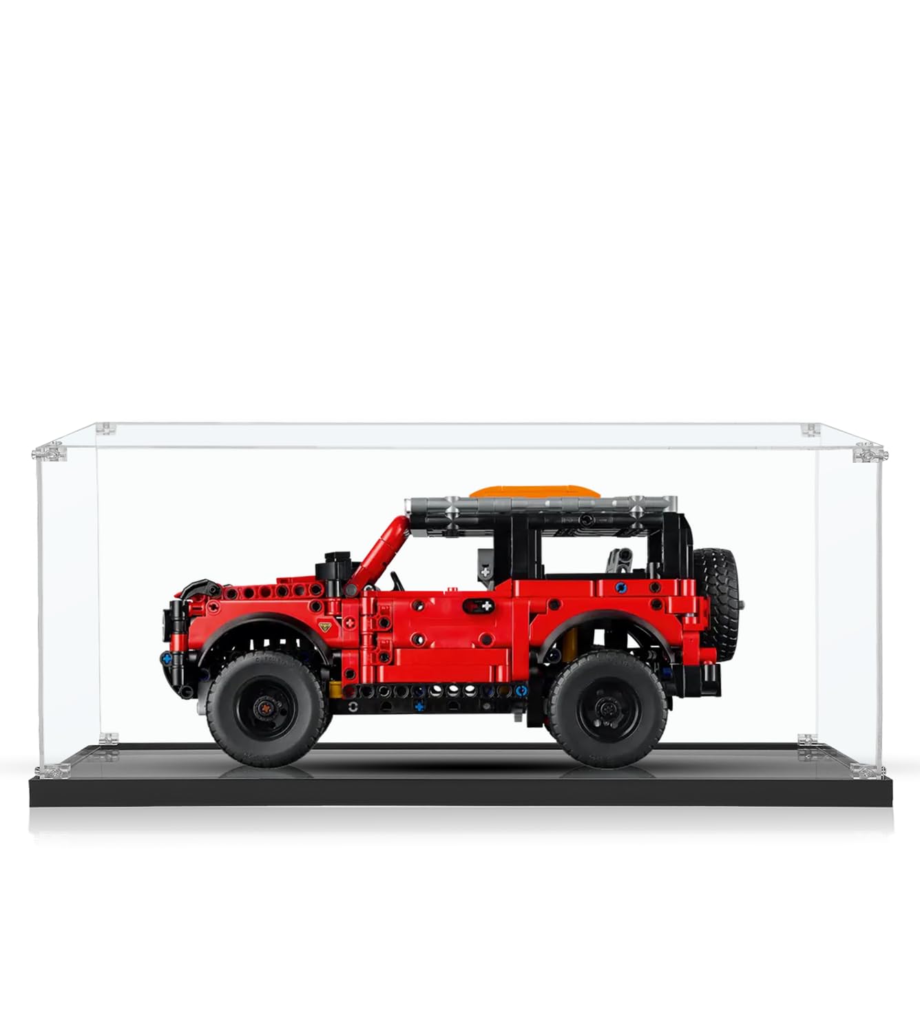 Acryl-Vitrine für Lego Technic Ford Bronco SUV Offroad-Fahrzeug-42213 – Staubdichte Aufbewahrung, Größe: 35X20X15 cm (Nur Display Case, Keine für Lego-Modell inbegriffen)