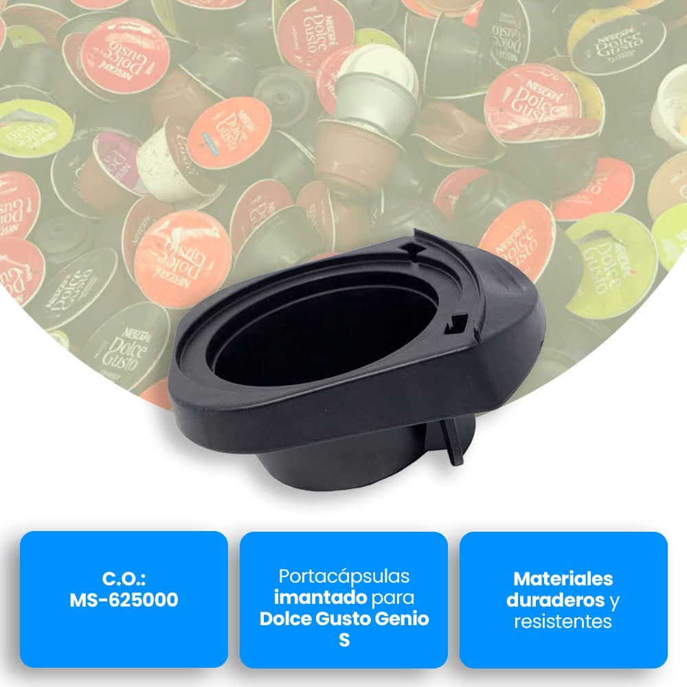 ANAKEL HOME Krups Portacápsulas Compatible con Cafetera Dolce Gusto Genio S KP2401HP, Soporte Cápsulas Imantado MS-625000