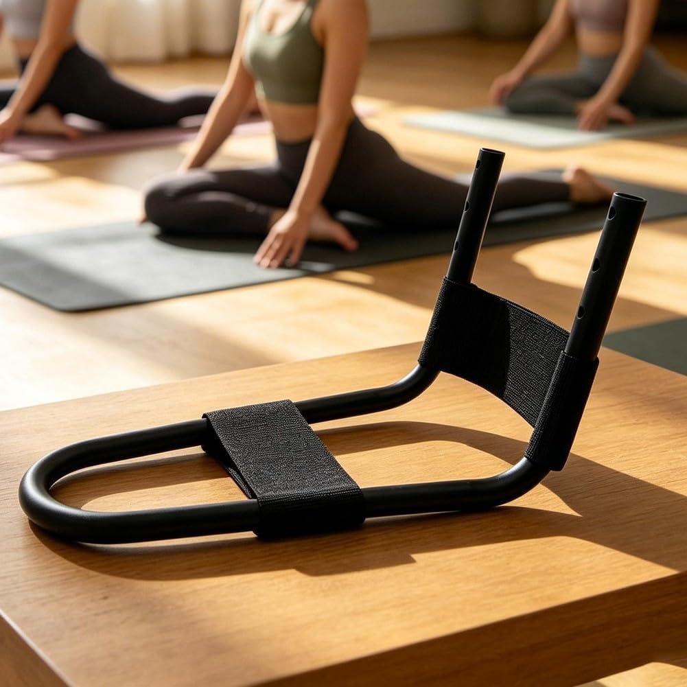 Bein Dehngerät für Hamstrings und Knieextension zur Verbesserung der Flexibilität von Hüfte, Wade und unterem Rücken, verstellbares Stretch-Tool mit gepolstertem Kissen für Yoga,