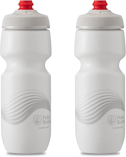 Miniatura 14 de Polar Bottle Breakaway Single Wall by HydraPak (20oz, 24oz, 30oz) - BPA-Free, Cycling & Sports Squeeze Bottle Azul,verde azulado,Blanco,Negro