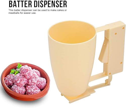 Miniatura 4 de TOPINCN Dispensador de masa de mano, crema para tartas, albóndigas, mezclador de masa para panqueques, herramienta de cocina