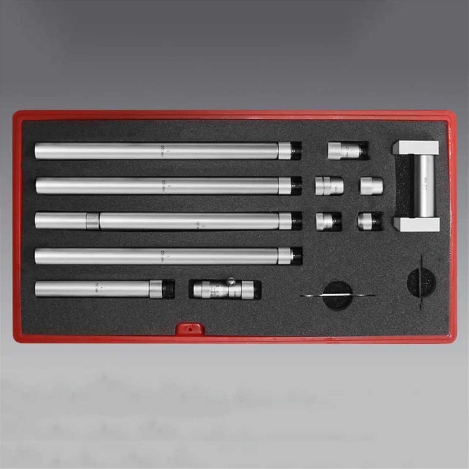Micrómetro interior, vernier tubular, precisión de 0,01 mm, 50-1000 mm