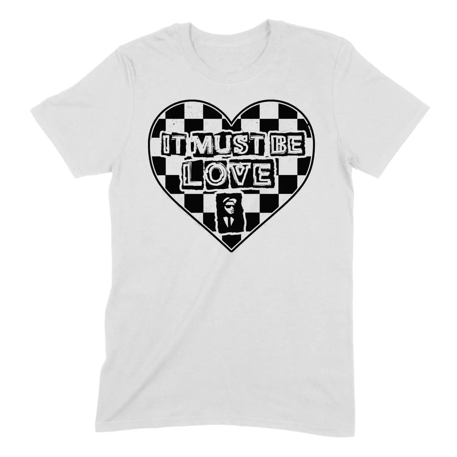 It Must Be Love Ska Music 2 Tone Madness Men's T-Shirt XXL/White