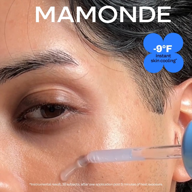 Image of MAMONDE Calming Shot Blue Chamomile Azulene Facial Serum | Soothing, Lightweight Korean Skincare Serum For Sensitive Skin with Niacinamide | Calm Visible Redness | Suitable for Acne Prone Skin