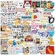 Theater Sticker Set Aufkleber Jugendliche Erwachsene 50 Stück Funny Wasserfeste Vinyl Decals Auto Motorräder Fahrrad Skateboard Snowboard Gepäck Laptop Koffer Helm Motorrad Computer