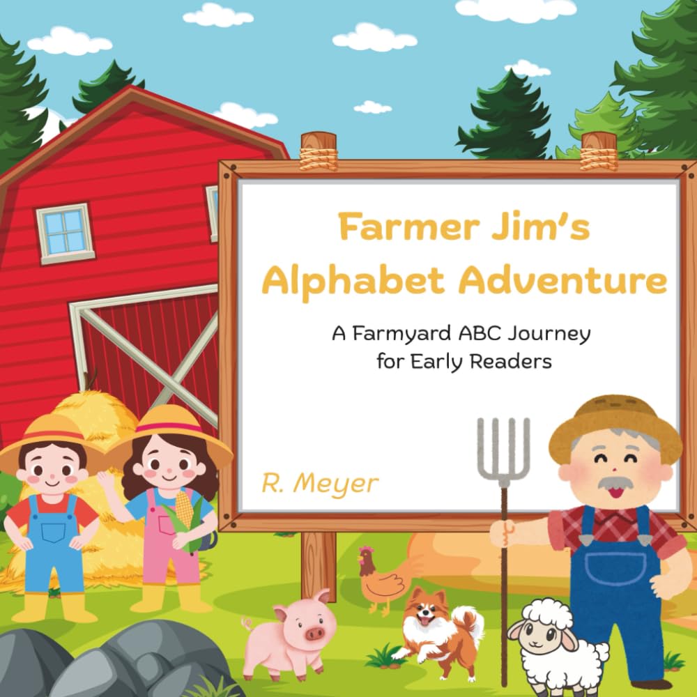 Farmer Jim's Alphabet Adventure: Farmyard ABC Journey for Early Learners