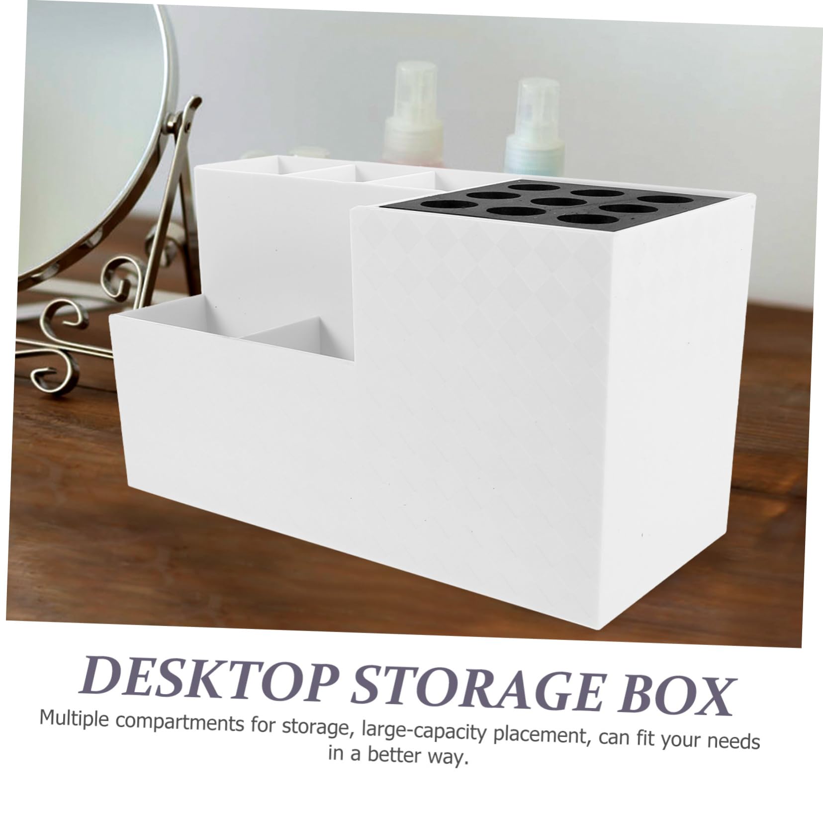 Baluue Hair Dryer Storage Organizer Hair Stylist Tool Org Scissor Comb Holder