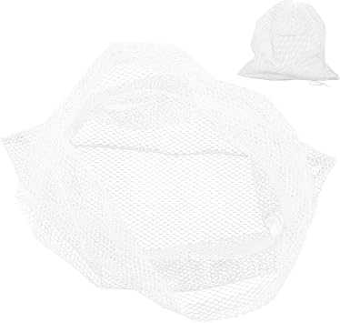 2pcs Pump Bag for Aquarium Drawstring Mesh Barrier Pouch for Water Pumps Protects Against Debris Design