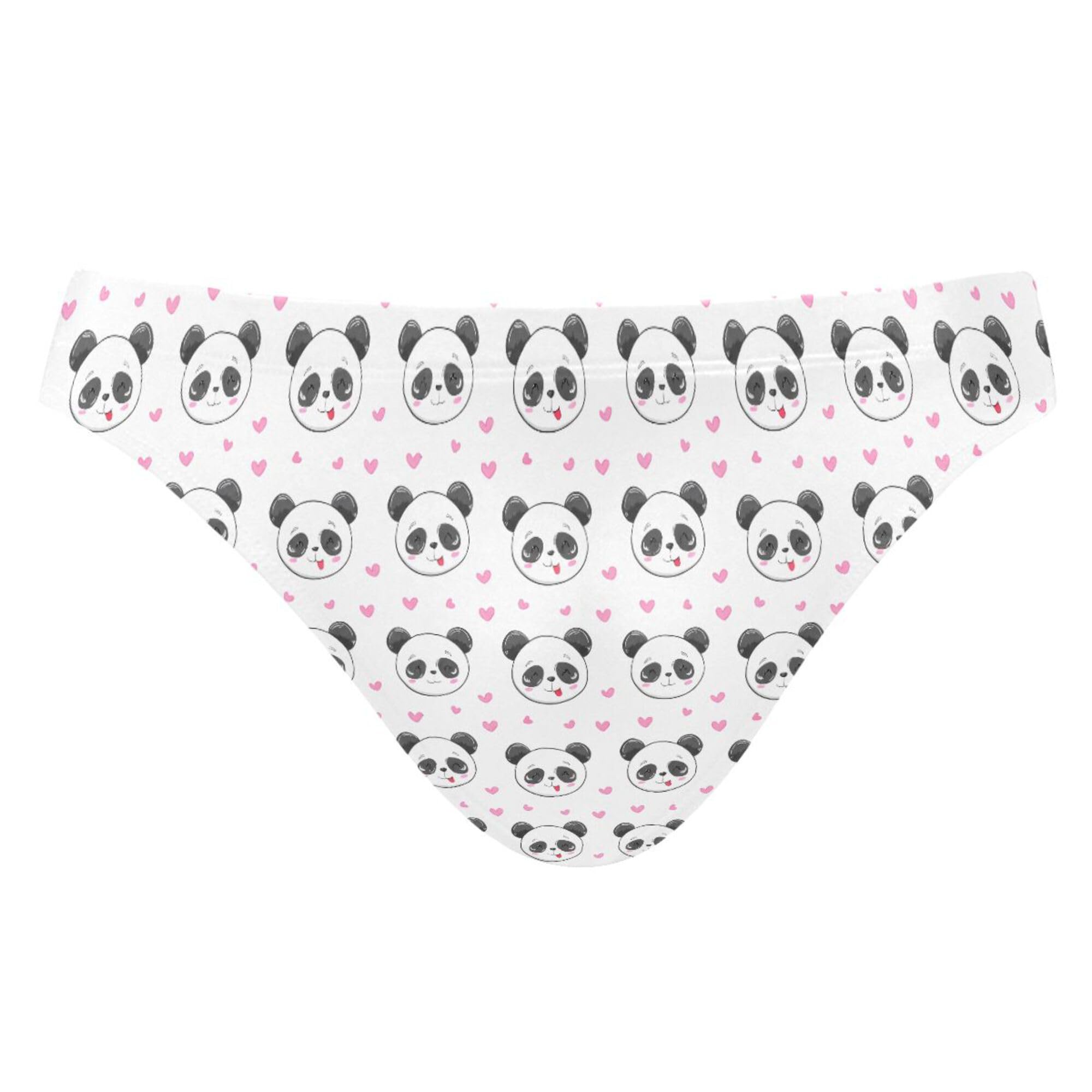 Cute Panda Swim Briefs for Men Swimsuit Bikini Swimwear XXXL B0404181