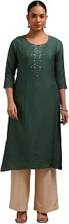 Soch Womens Gadwal Embroidered Kurta with Cutdana Price In India