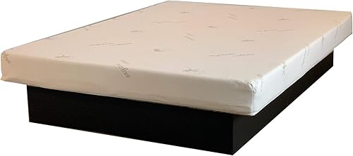 Miniatura 3 de Strobel Organic Hercules - Camas regulares o camas de agua con pedestal negro de 9 pulgadas con plataforma cubierta, tamaño California King