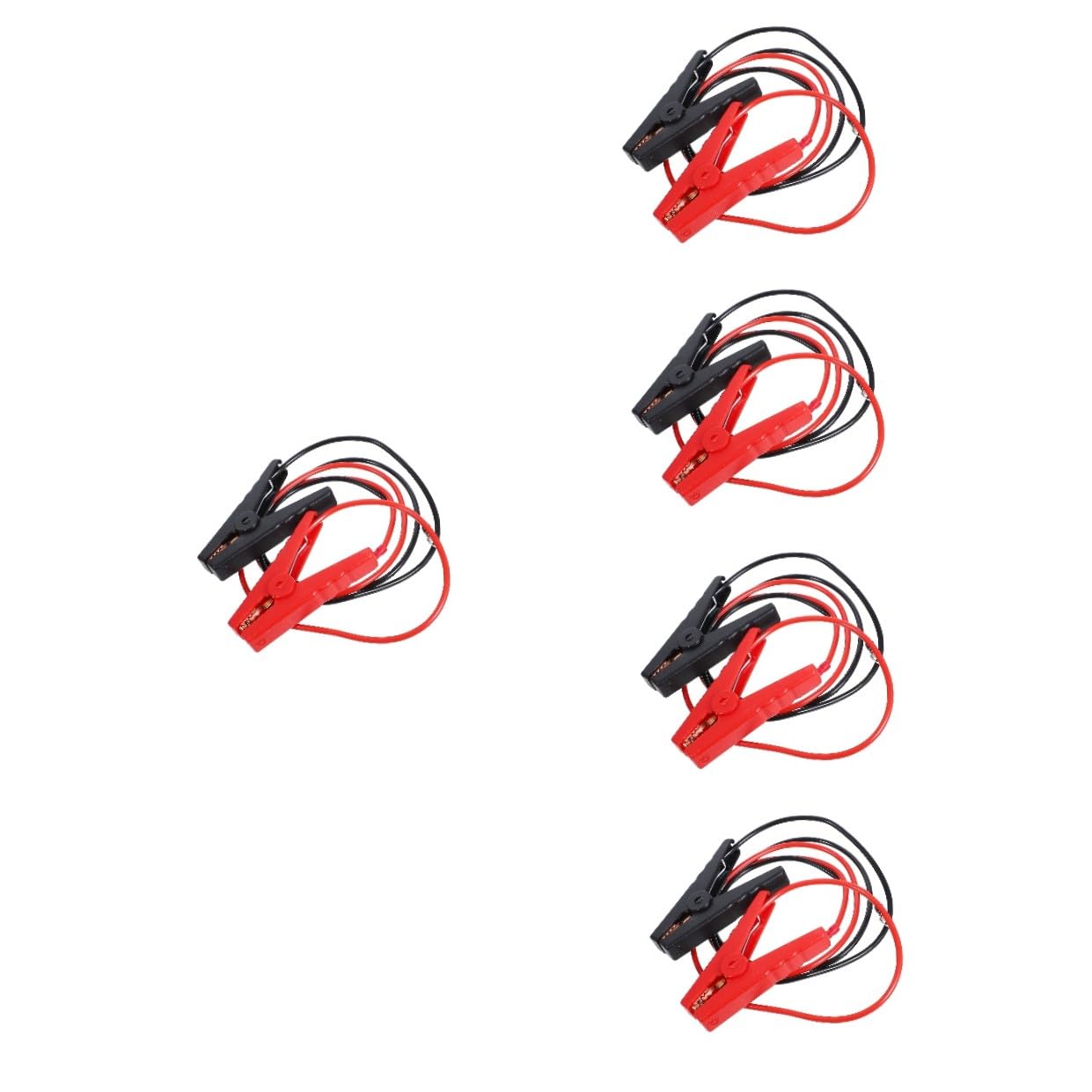 10 Pièces Pinces crocodiles électriques pince batterie clips de test électrique câble de démarrage pince batterie voiture pince de démarrage d'urgence automobile cuivre