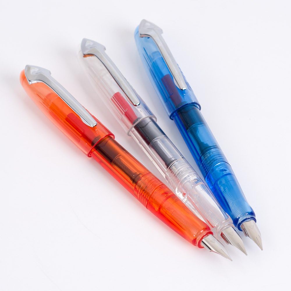 3pcs LANBITOU 8040 Iridium Point Fine Nib Fountain Pens Set Of 3