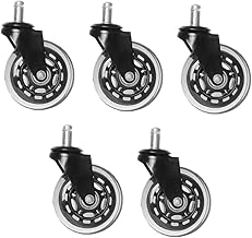 VILLCASE Rodízios Universais Transparentes Cadeira De Escritório Rodízios Rodízios Giratórios Rodízios De Bancada Rodízios De Móveis Rodízios Carrinho Cadeira Rodízio Universal Rodas