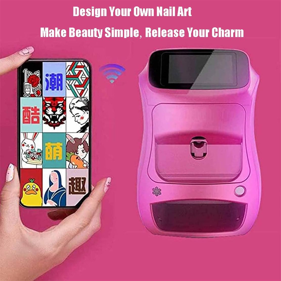 Amazon.com : Automatic Smart 3D Art Nail Printer, Digital Mobile
