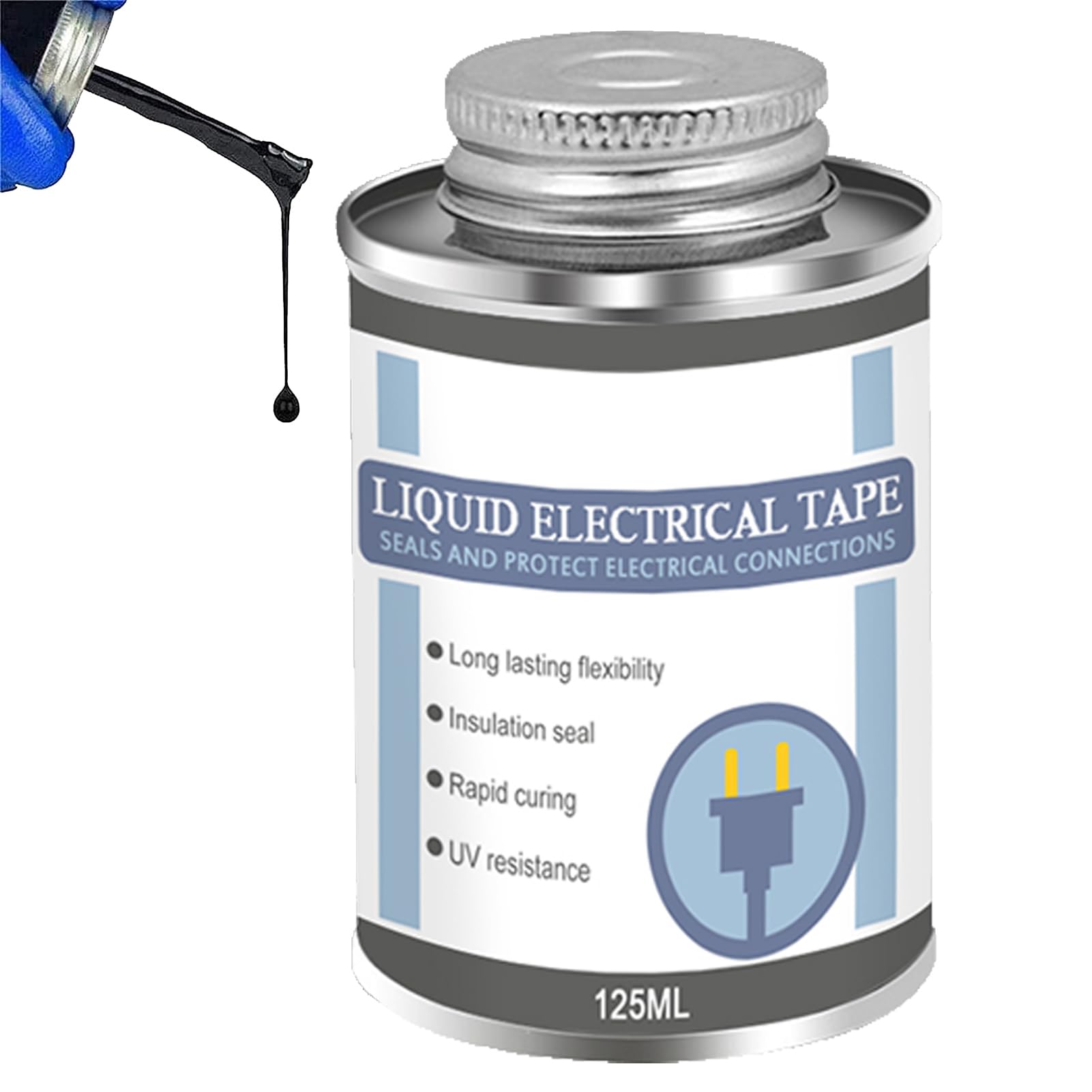 Liquid Insulating Rubber Coat, 125ML Liquid Electrical Tape, High Temperature Resistant Liquid Insulation Tape - Image 8