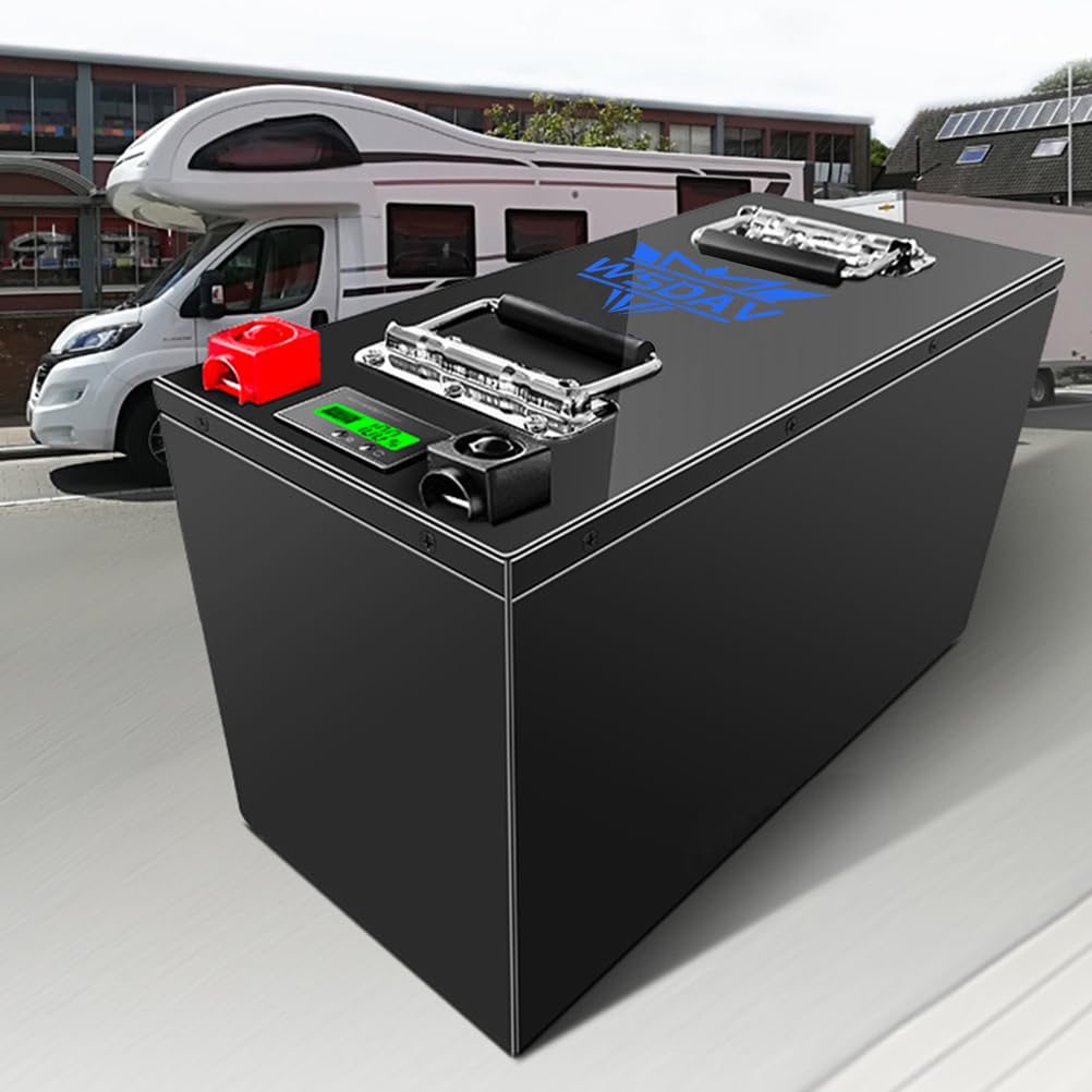 Batteria al Litio Ferro fosfato 12V 24V Batteria LiFePO4 50AH 100AH ​​150AH 200AH 300AH per Motore 0-3600W con BMS