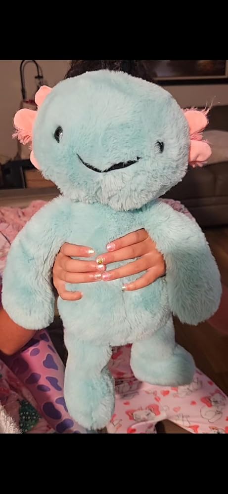 World's Softest Plush - Large Lushee - Mint Axie Axolotl Lushee 16 inches