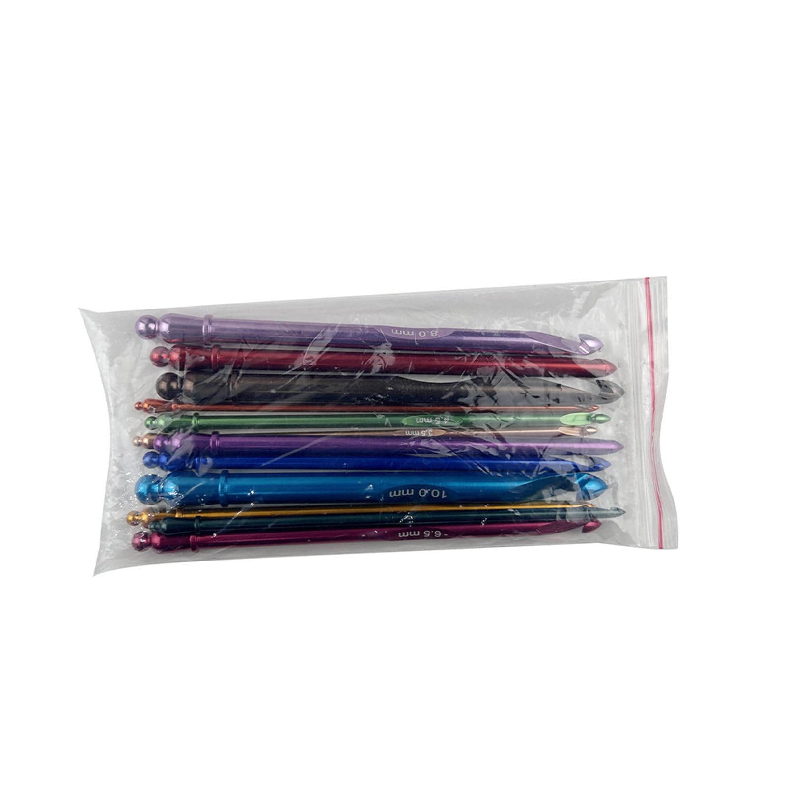 12-teiliges Stricknadel Set, buntes Häkelnadel Set, 3, 0 mm–10, 0 mm, Häkelnadel Häkeln, Stricken und Basteln