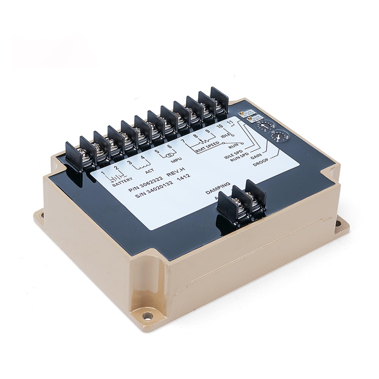 Generator Speed Control Controlador de Velocidad del generador 3062322, estabilizador de Velocidad, govornor eléctrico, Control de Motor diésel, módulo de Placa de Circuito, Pieza genset