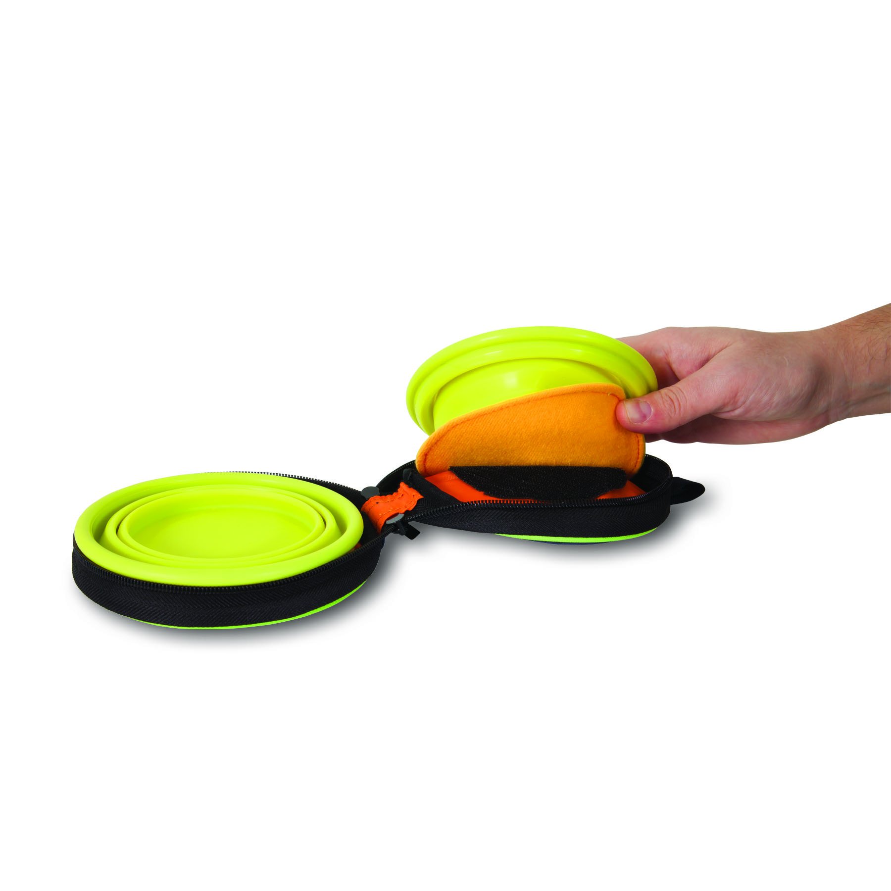 Petmate Coque en Silicone de Voyage Bol 3 Tasses Duo