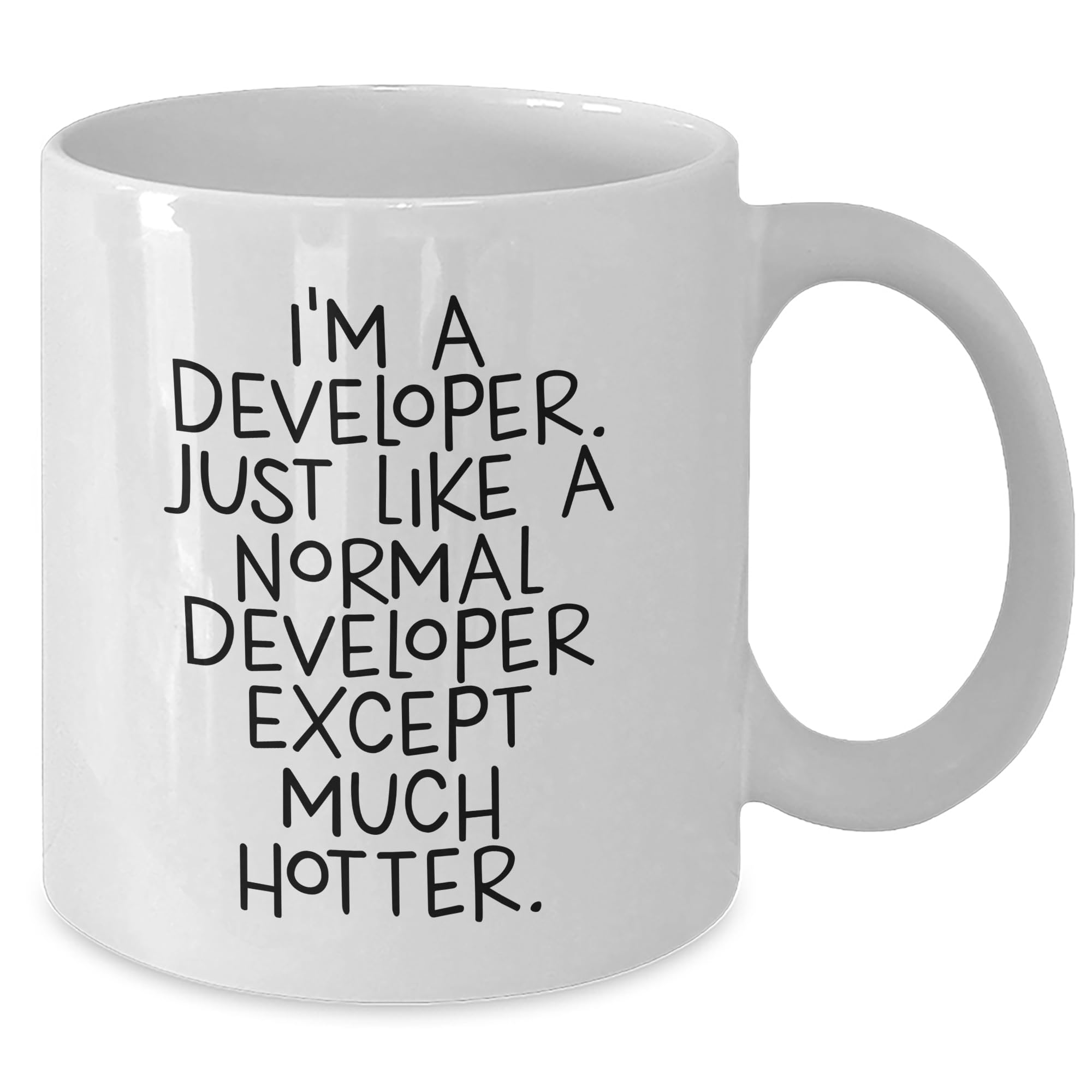 Developer By Day. Ninja By Night. Gifts for Developer, Interlaced Leather Christmas Unique Gifts from Family, for Men, 7.87 inches Stainless Steel PU Leather