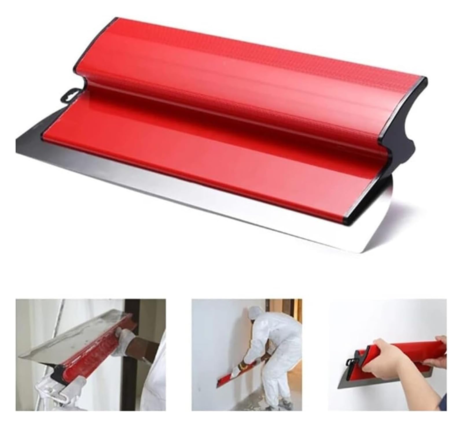 Cazzuola per cemento, Cazzuola resistente for intonacatura di cartongesso, spatola for finitura pittura for cemento e pannelli calcestruzzo