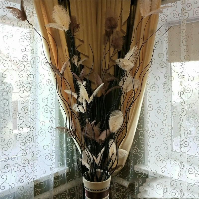 10 pezzi/lotto piume di struzzo per artigianato fotografia puntelli gioielli sfondo fai da te decorazione festa di nozze accessori acchiappasogni-arancione-35-40 cm 14-16 pollici