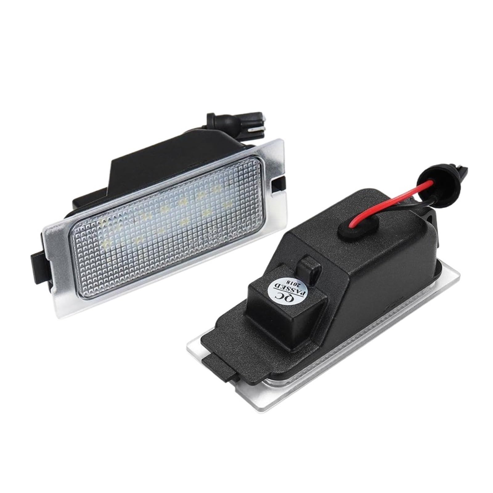 QIPOL 2Pcs LED License Number Plate Light, for Ford Edge 2007-2014, for Escape 2008-2012 Mariner 2008-2011 OEM 7T4Z13550A Number License Plate Light