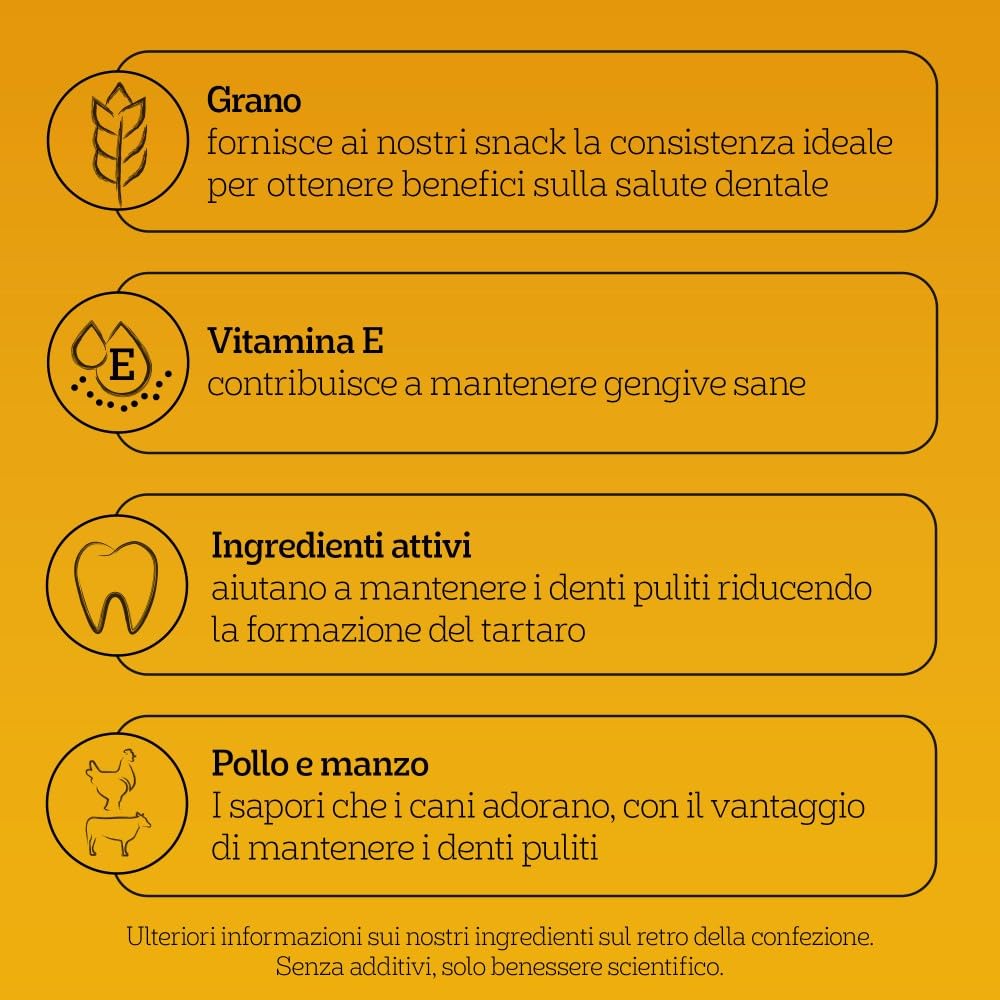 PEDIGREE DENTASTIX Fresh Snack quotidiani cani taglia piccola, 10 Confezioni da 7 pezzi