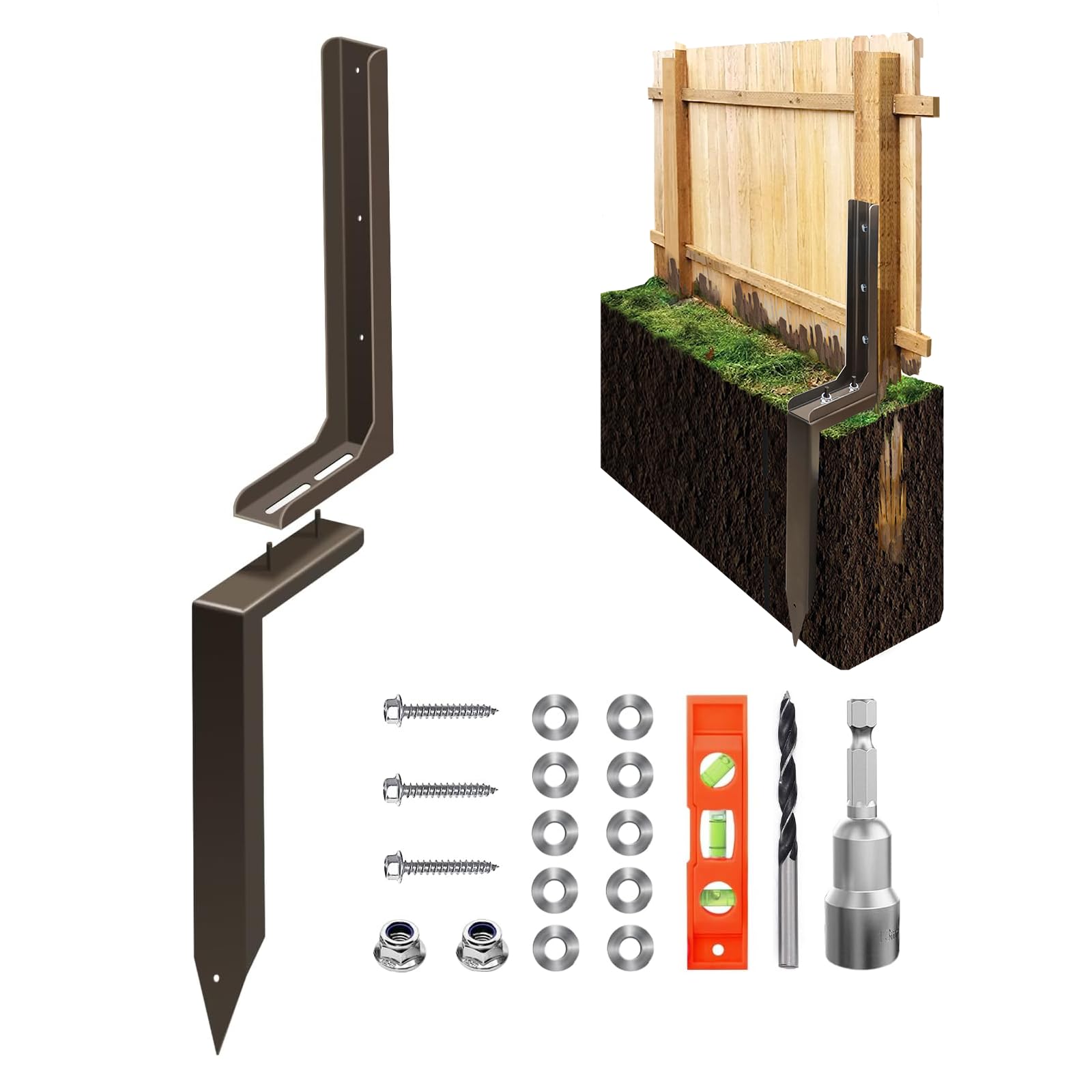 Fallen Metal Fence Posts How To Fix Leaning Fence Posts YouTube
