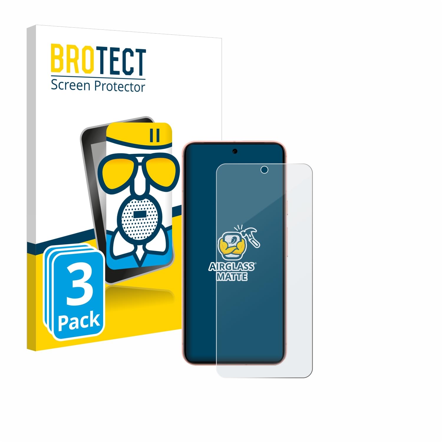 brotect Pellicola Protettiva Opaca per Google Pixel 8 Pellicola Protettiva Anti-Riflesso (6 Pezzi