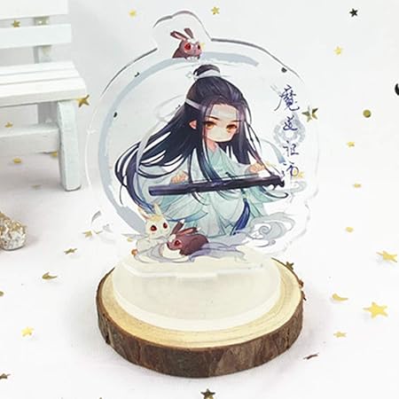 Amazon アクリルスタンド 魔道祖師風 陳情令 魔道祖師グッズ 藍忘機 魏無羨 飾り 萌グッズ 日常 装飾品 かっこいい 約8cm 軽量 プレゼント 藍忘機 忘機琴 アニメ 萌えグッズ 通販