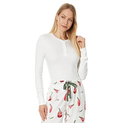 P.J. Salvage Loungewear Back To Basics Long Sleeve Top Women