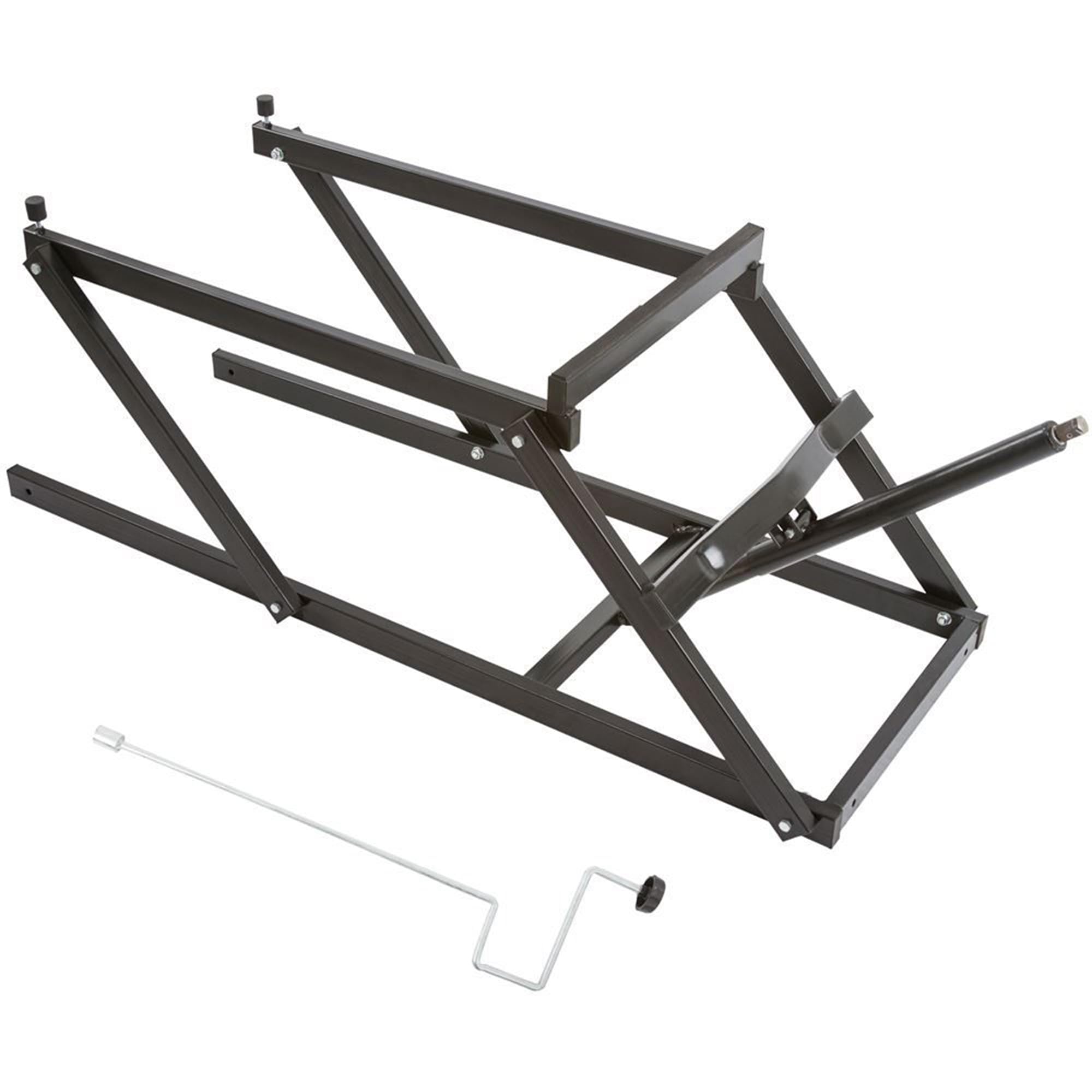 Black Ice Steel Snowmobile Lift Stand and Jack with Hand-Crank