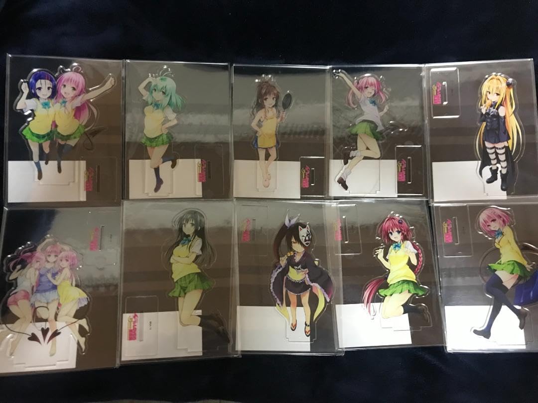 To LOVEる 15周年記念原画展 アクリルスタンド 全10種セット