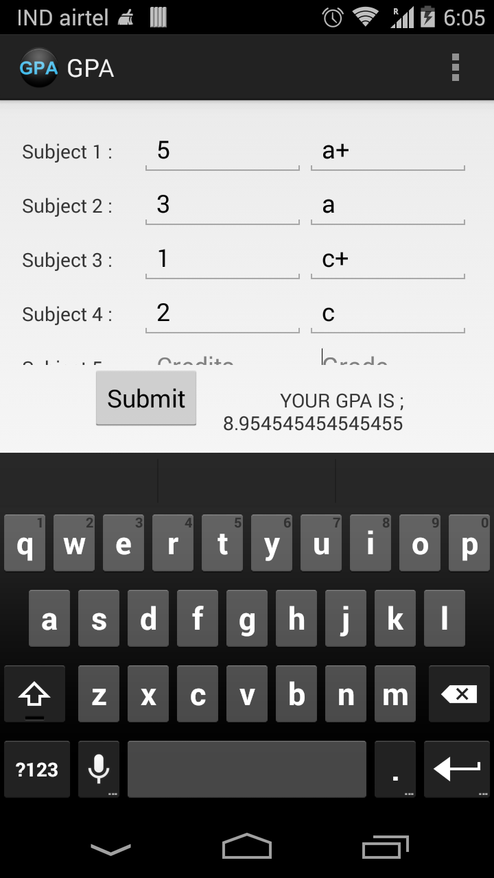GPA for Android