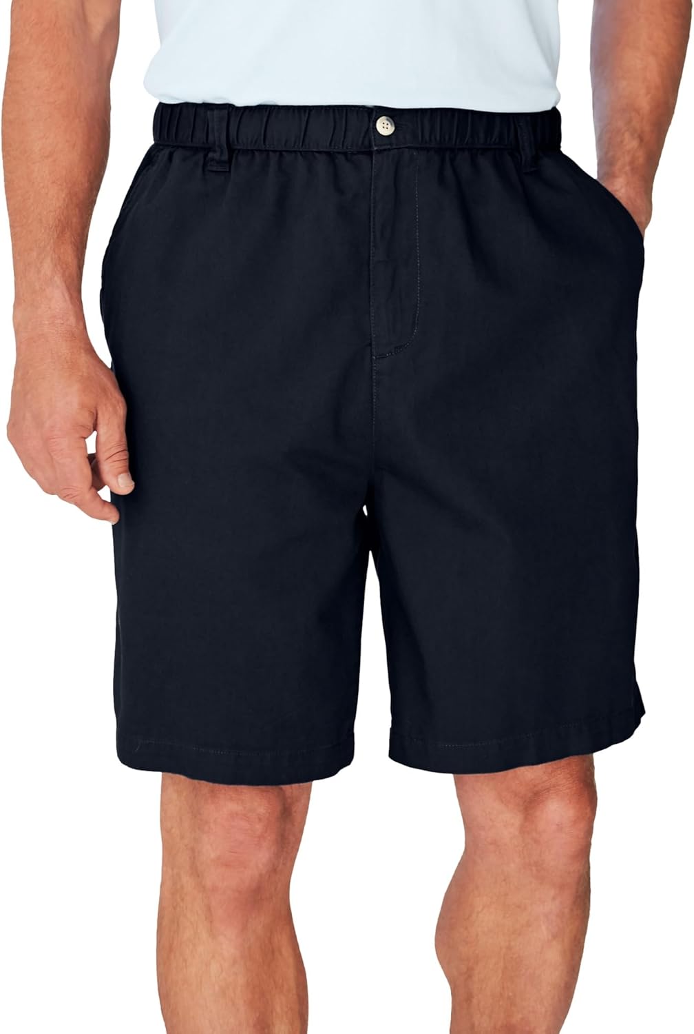KingSize Knockarounds 8" Full Elastic Plain Front Shorts