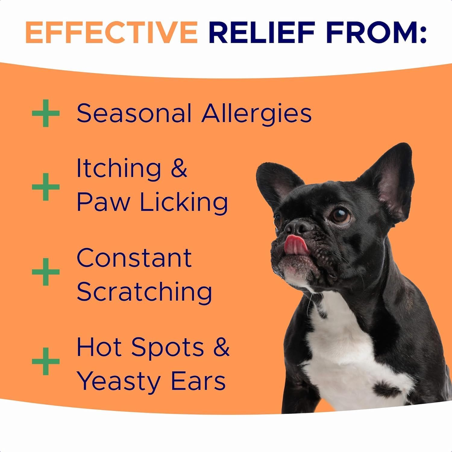 Dog Allergy Relief Chews — Itch Relief Skin & Coat Supplement: No Fillers, Just Flavor – Itchy Skin Relief Treatment w/Omega 3 Fish Oil – Itching & Paw Licking, Dry Skin & Hot Spots -Made in USA-180Ct Dog Allergy Relief Chews — Itch Relief Skin & Coat Supplement: No Fillers, Just Flavor – Itchy Skin Relief Treatment w/Omega 3 Fish Oil – Itching & Paw Licking, Dry Skin & Hot Spots -Made in USA-180Ct