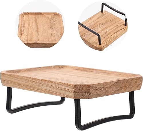 Miniatura 2 de NUOBESTY Estante pulido del ornamento de madera de la decoración del soporte de exhibición con gradas para la sala