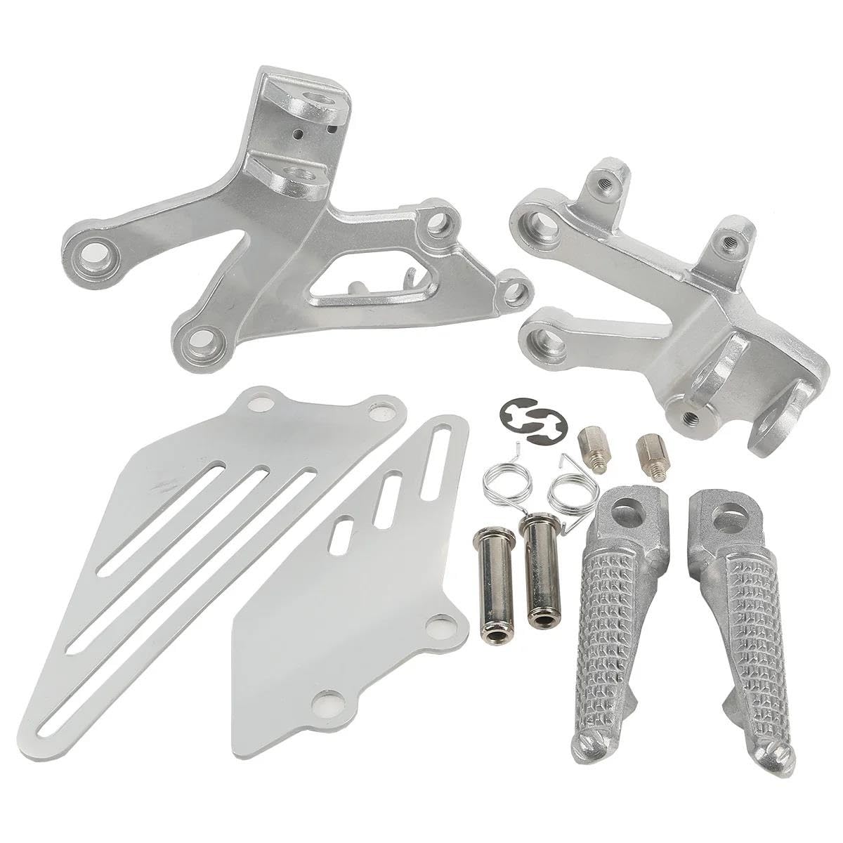 Repose-pieds avant de précision pour Ninja ZX12R argent robuste - 3